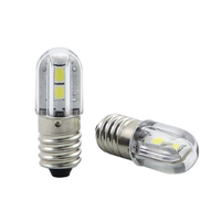 Boîtier en silicone, petite lampe LED, culot E10 BA9S, 6v 12v 24v, ampoule LED 1w