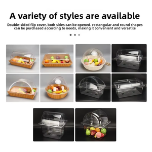 Cajas de Exhibición de Alta Calidad, Cajas de Exhibición de Gran Capacidad para Pan con Ventana Transparente, Platos de Exhibición con Buena Flexibilidad - Product Image 6