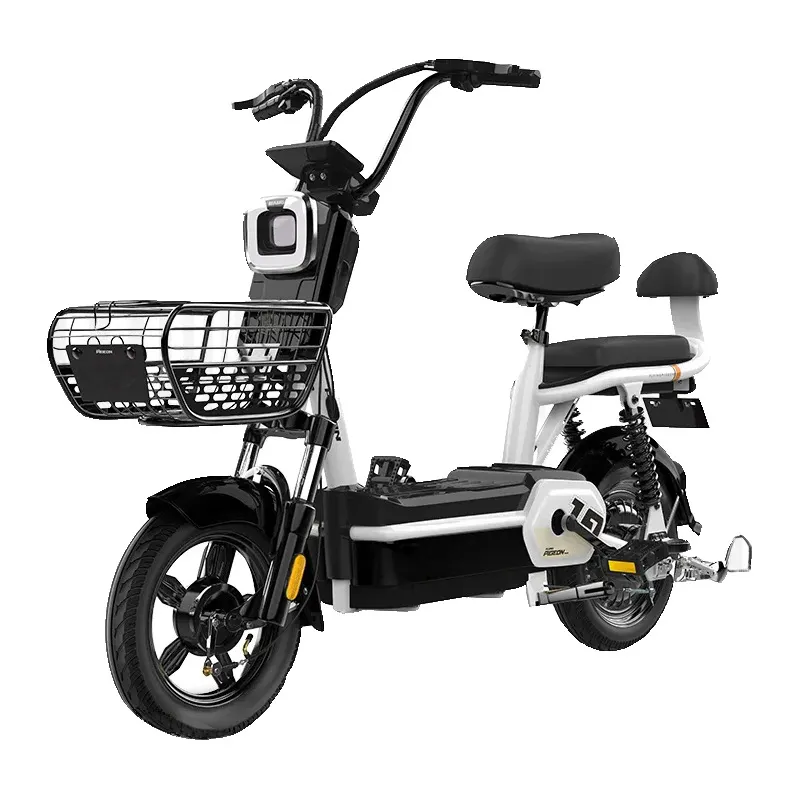 Paige vélo électrique 48v350w 14 pouces moto vintage avec pédale moto électrique pour femmes adultes ville gros ebike