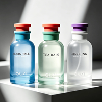 Botellas de Perfume de Vidrio Vacías de Primera Calidad, 30ml 50ml 100ml, Forma Cilíndrica Redonda, Ecológicas, para Elaboración de Perfumes y Viajes