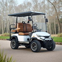 Fournisseur de voiturettes de golf électriques, voiturette de golf 4 places, chariot de golf DC-G-F2+2, fournisseur chinois de qualité