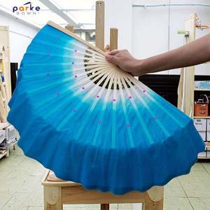 Éventail de Kung Fu 31 cm de haute qualité en bambou et soie chinoise, idéal pour la danse, la santé, les fêtes, cadeau écologique - Grande Vente - Product Image 6