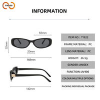 Lunettes de soleil œil de chat TWOOO T1922 personnalisées avec logo OEM ODM pour femmes, protection UV400, mode, conduite, extérieur, vente en gros directe d'usine, promotion exceptionnelle