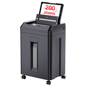 Triturador De Papel P 5, trituradora de documentos de alimentación automática, trituradora de papel automática para oficina, 200 hojas, microcorte, nivel de alta seguridad, hojas - Product Image 1