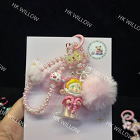 Esthetische Y2K ketting sleutelhangers Skullpanda telefooncharms dames schattige vlinder ster kralen telefoonkoord 10cm lage prijs groothandel
