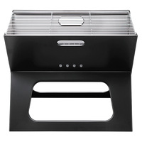 Barbecue portable pliable en X, épaissi, finition électrophorétique, design moderne et minimaliste, grande taille pour grillades en extérieur