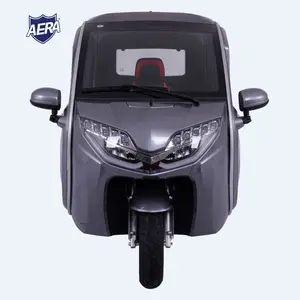 AERA-Q3 China supply 2500W power adult 3 wheel electric tricycle closed cabin mobility scooter with three seat