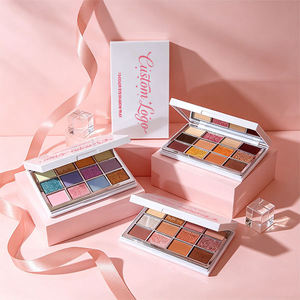 Palette <span class=keywords><strong>de</strong></span> fards à paupières vegan <span class=keywords><strong>de</strong></span> luxe 12 couleurs, effet mat et scintillant, longue tenue, waterproof, marque privée, best-seller - Product Image 5