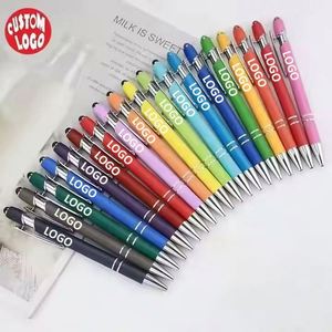 Stylo bille en métal aluminium classique et fin, série économique, personnalisable avec logo, idéal pour la sublimation - Product Image 1