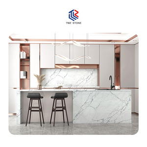 TMZ Stone ODM/OEM Dalle de quartz artificiel 5106 Paonazzo de haute qualité pour comptoir moderne et exquis - Product Image 5