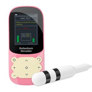 Erkekler ve kadınlar için çift kanal <span class=keywords><strong>EMG</strong></span> biyogeribildirim cihazı Kegel egzersiz pelvik kas eğitimi ağrı kesici elektrik stimülatörü - Product Image 2