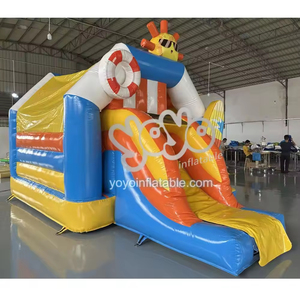 Château Gonflable pour Tout-Petits avec Toboggan Aquatique et Structure de Rebond, Idéal pour Location Commerciale et Fêtes, en PVC, Commande en Gros, Vente Directe Usine - Product Image 4