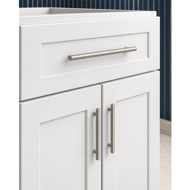Manufacturer Direct Shaker Bathroom Vanity 30 Inch Sink Base Plus 15 Inch 3-Drawer Cabinet RTA Vietnam