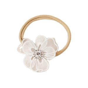 رباط رأس للفتيات الصغيرات دانتيل أبيض ناعم رابطة شعر ناعمة ناعمة بدون خياطة لحديثي الولادة أغطية رأس للأطفال إكسسوارات شعر للأطفال - Product Image 6