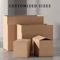 Personnalisé gros carton pliable grand carton ondulé robuste expédition boîtes de déménagement carton