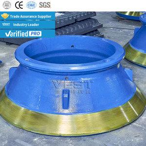 Trung Quốc Nhà Máy Nhà cung cấp máy nghiền hình nón lớp phủ bát lót lõm phụ tùng mặc bộ phận Đồng lớp phủ bát lót cho doanh số bán hàng - Product Image 2