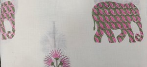 Tela de algodón estampada para cortinas del hogar, tapicería, confección de prendas, costura, manualidades y aplicaciones textiles - Product Image 2