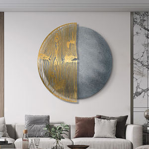 Atacado Personalizado 3D Acrílico Wall Art Pintura Luxo Contemporâneo Moderno Abstrato Mão Desenhada Textura Decorativa Home Mural - Product Image 2