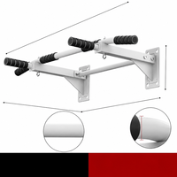 Barre de traction murale perforée pour vente directe, équipement de fitness d'intérieur, barre horizontale murale