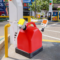Pompe de transfert de carburant auto-amorçante efficace à batterie 3V DC, débit de 2,4 gallons/min, pour utilisation en station-service TOUKOO