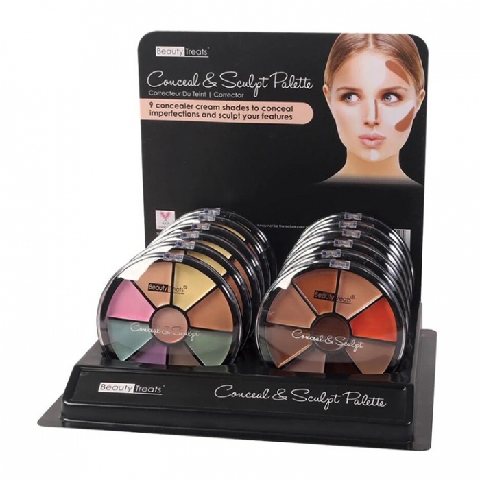 Apache Customizable Light Duty 2-Layer Glossy Lamination Modern Single Sided Eye Shadow Display Racks Cosmetic Tabletop Shopping — view 3