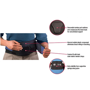 El soporte ajustable para la parte inferior de la espalda, mantiene la columna vertebral segura, cómodo cinturón de soporte Lumbar, ofrece alivio del dolor de espalda, soporte de banda para la cintura - Product Image 6