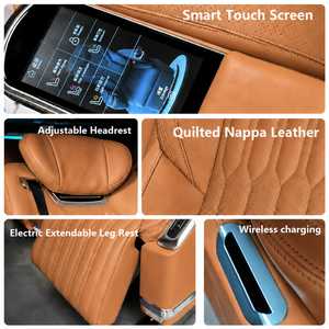 Sedile Posteriore Reclinabile in Pelle <span class=keywords><strong>VIP</strong></span> per Sprinter W447, Sedile Posteriore Elettrico 2 Posti MPV, Colore Personalizzato - Product Image 4