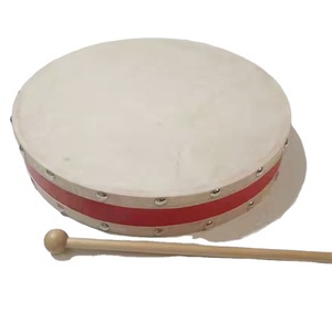 Lados dobles populares con piel de oveja, instrumentos musicales de percusión, tambores indios de <span class=keywords><strong>samba</strong></span> de <span class=keywords><strong>Brasil</strong></span> - Product Image 6