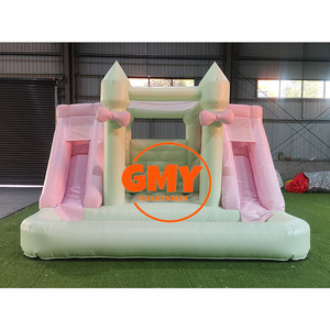Gewerbliche Qualität 0,55mm PVC Hüpfburg für Kinder mit Rutsche und Ballpool - Product Image 2