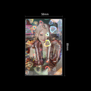 ¡En stock! Nuevo lanzamiento estrella binaria corazón holograma KPOP foto tarjeta mangas 2 lados 1500 Uds patrón personalizado elegante Material PP - Product Image 2