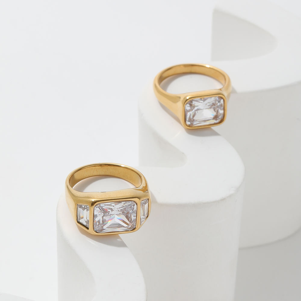 crystal finger rings