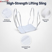 Sling de levage souple en PP tissé, direct usine, 90x90x120cm, pour chariots élévateurs, sacs FIBC et transport de marchandises