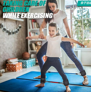 Producto caliente 60 LBS Bandas de resistencia de tobillo negro y rosa para entrenar Kickbacks Ejercicios de entrenamiento de glúteos DE CADERA - Product Image 4