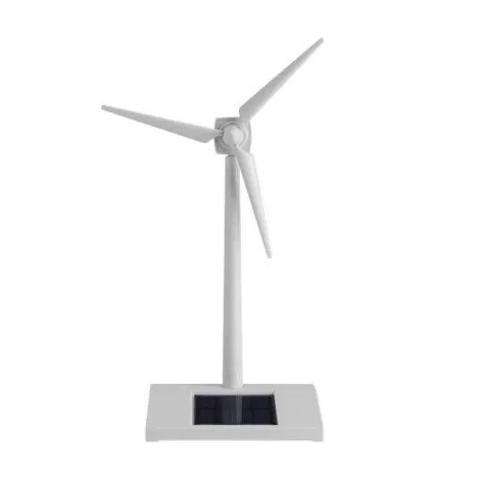 मिनी सौर ऊर्जा विंडमिल खिलौना डेस्कटॉप के लिए पवन टरबाइन मॉडल सौर संचालित पवन चक्कियों शिक्षा खिलौना