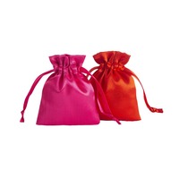 Sac de rangement pour sac à main en satin personnalisé avec logo en soie pochette anti-poussière pour bijoux cadeaux pour la promotion
