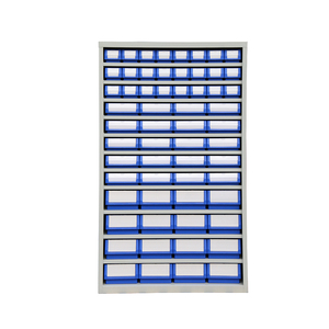 Armario de Herramientas Industrial de Acero para Almacén o Garaje con Contenedores de Plástico para Almacenamiento y Organización de Piezas de Herramientas, Capacidad de 2500 kg - Product Image 2