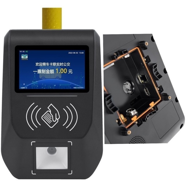 Smart City Parking Audio Jack Credit Card Reader Emv Bus Ticketing Machine Kiosk With Top up Card System