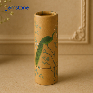 Bouteilles cosmétiques recyclées directement de l'usine, taille personnalisée, gaufrage à la feuille d'or, impression de logo personnalisé, tube en papier UV - Product Image 4