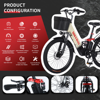 Bicicleta Eléctrica Urbana de 40 km/h con Doble Suspensión y Frenos de Disco, Bicicletas de Montaña con Llantas Anchas, Precio al por Mayor