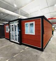 Maison Modulaire Conteneurisée Extensible 40 pieds, Installation Rapide, Préfabriquée, 1 à 5 Chambres pour Logement et Bureau, Australie, Type Granny House