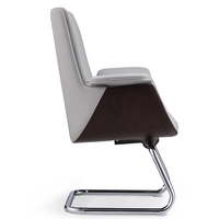 Chaise de conférence exécutive moderne ergonomique tendance, chaise de bureau confortable, roulettes, haute qualité, robuste, hauteur réglable