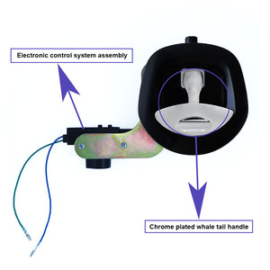 12V Điện Điều Khiển Từ Xa Khóa Xe Tải Hộp Công Cụ Trailer Key Mở Khóa Cách Cá Voi Đuôi Xử Lý Trung Tâm Gấp Ổ Khóa - Product Image 3