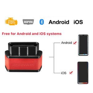 Lecteur de code de <span class=keywords><strong>voiture</strong></span> OBD2 haute précision 16pin, outil de diagnostic automatique Android/IOS portable, dépanneur de <span class=keywords><strong>voiture</strong></span> KW903 pour moteurs - Product Image 5