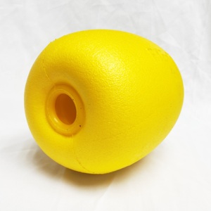 YQE-25 China Factory Yellow Oval EVA Float Cylindrical Plastic Floating <strong>Light</strong> <strong>Buoy</strong> Fishing Net Float - Product Image 4