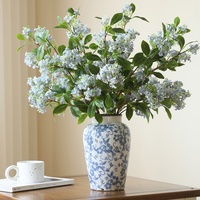 Großhandel Künstliche Flieder-Blumensträuße für Wohnzimmer Esstisch Heimdekoration