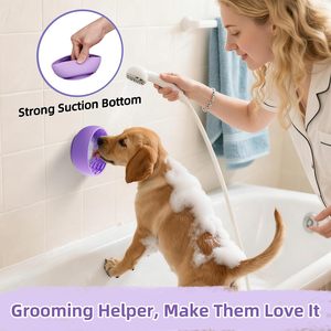 Nouvelle gamelle anti-glouton pour chien en silicone avec logo personnalisé et ventouse - Product Image 5