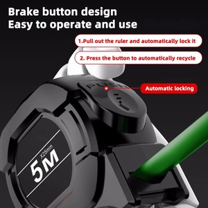 Protool khóa tự động Laser mã hóa Metric inch huỳnh quang thép không thấm nước biểu tượng tùy chỉnh đo băng - Product Image 5