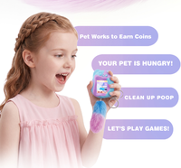 Nouveau design de jouet électronique pour animal de compagnie virtuel, jeu interactif avec écran couleur, machine à animaux de compagnie virtuels