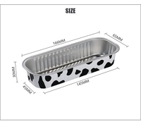 Carte personnalisée de 200ml moule à pain en aluminium jetable coloré pour muffins plateau de cuisson en aluminium pour gâteau fabricant de conteneurs en aluminium