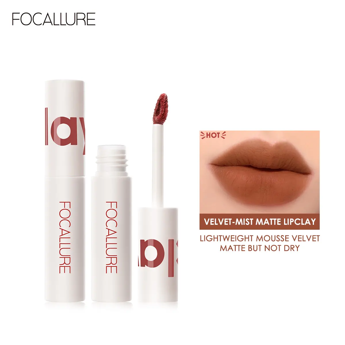 FOCALLURE FA179 Best selling Lip Mud Velvet Matte Focallure Lipstick
